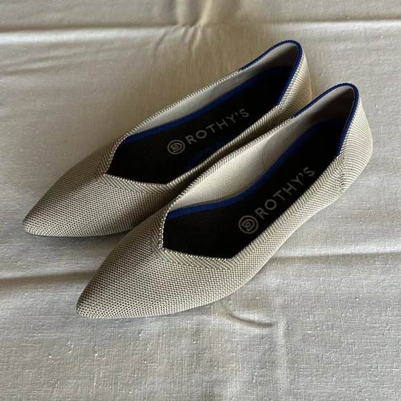 Rothy’s The Point Flax Birdseye 8.5 - Picture 3 of 9